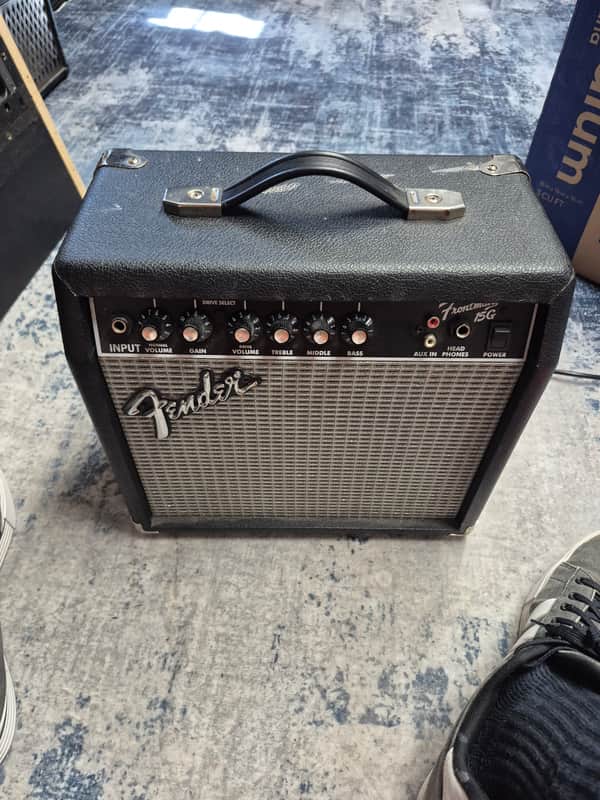 Fender Frontman 15G Series II 2-Channel 15-Watt 1x8" Guitar Practice Amp 2002 - 2010 - Black image 1
