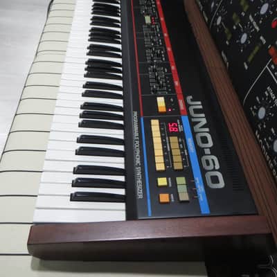 Roland Juno-60 with Tubbutec midi + controller + hardcase, FULLY RESTORED, MINT! image 9