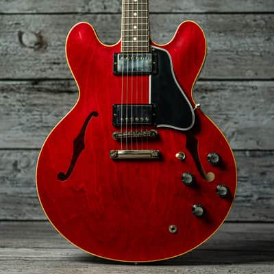 Gibson Custom Murphy Lab 1961 ES-335 Reissue Ultra Light Aged - Sixties Cherry image 1