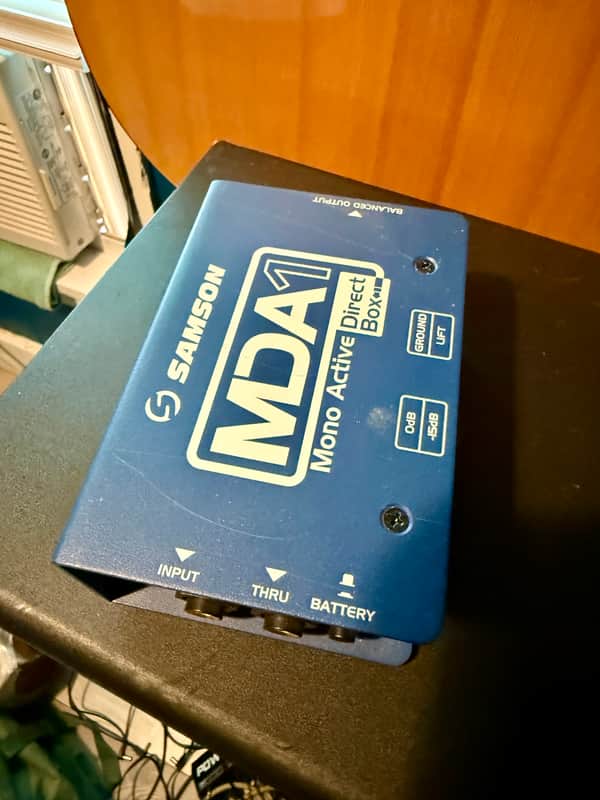 Samson MDA1 S-Max Series Mono Active Direct Box 2010s - Blue image 1