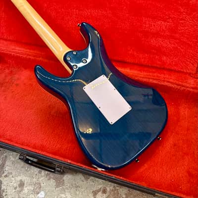 Schecter Schecter NV-III-24-AS 2009 - Trans blue Ash HSH super strat original vintage MIJ japan image 9