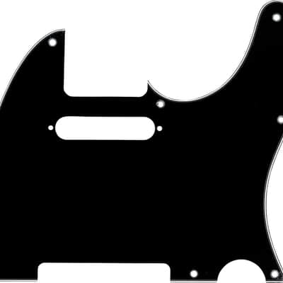 Genuine Fender American Standard Tele/Telecaster 3-Ply Black Guitar Pickguard image 3