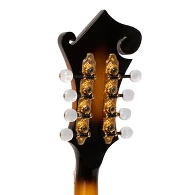 Gold Tone GM-70+/L Professional Craved Solid Spruce Top Maple Neck F-Style Mandolin For Left Hand Player image 4