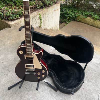 Gibson Les Paul Traditional Pro V Satin Mahogany Top 2020 - Satin Wine Red image 24