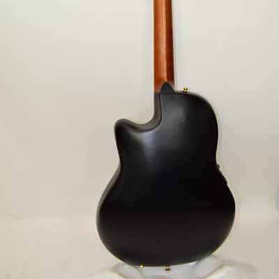 2003 Ovation 1866 Legend 12-String Acoustic Electric Guitar, Black w/ Case image 13