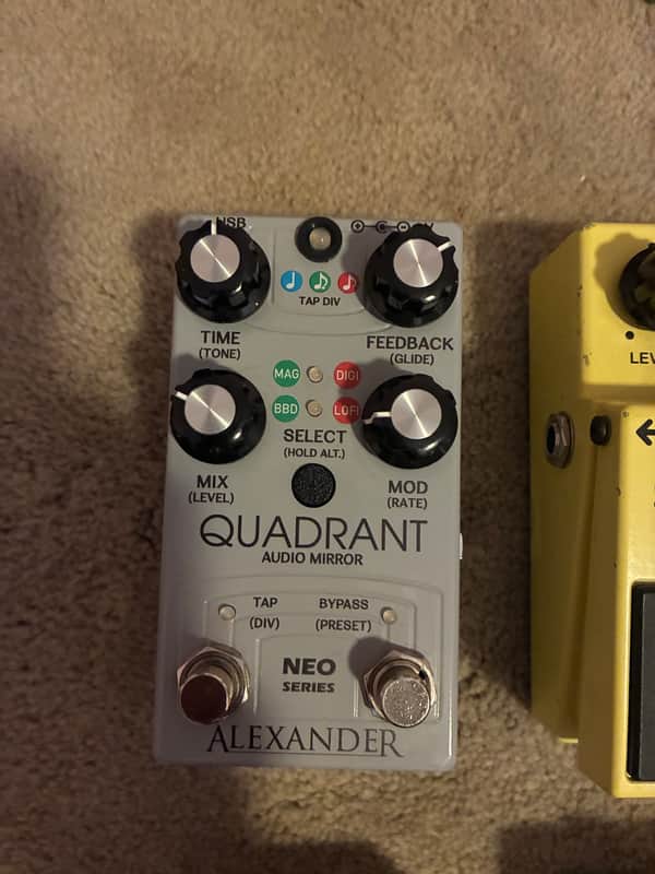 Alexander Pedals Quadrant Audio Mirror 2010s - Silver image 1