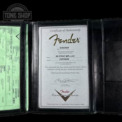 Fender Custom Shop 1968 Stratocaster DLX Closet Classic Maple Neck Aged Vintage White w/case CZ578539 image 12