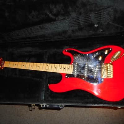 Schecter ST-1 Dream Machine 1983- Trans Red w/matching headstock 7.15 LBS image 1