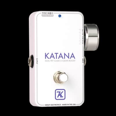 Keeley Katana Clean Boost Throwback White Compressor Pedal image 3