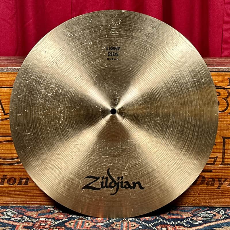 18" Zildjian A 1980s Light Ride Cymbal 1448g *Video Demo* image 1