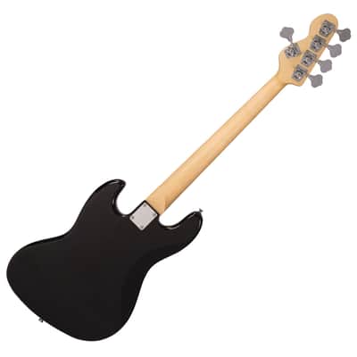 Vintage V495 Coaster Series 5-String Bass Guitar Pack ~ Boulevard Black image 4