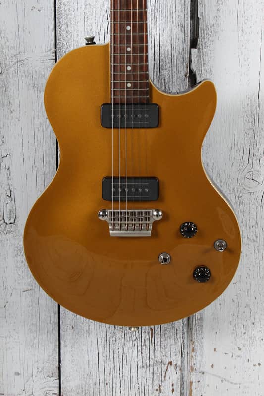 Vox 2010's SSC-33 Gold Top Single Cut Electric Guitar with Hardshell Case image 1