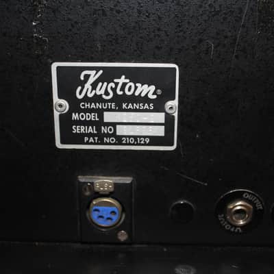 Kustom K250-2 Guitar Amplifier with Speaker Cabinet image 8