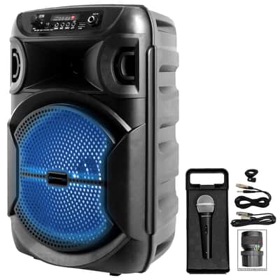 Technical Pro BOOM8 Rechargeable 8" LED Party Speaker w/Bluetooth/USB+Microphone image 12