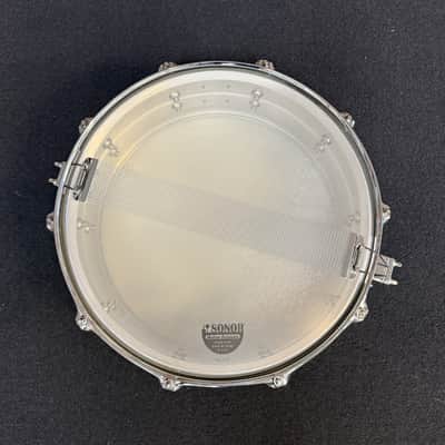 Used Sonor Kompressor 5.75x14" Aluminum Snare Drum image 7