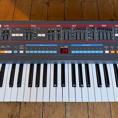 Roland Juno-106 + Flight Case (1984) Mint ! image 6