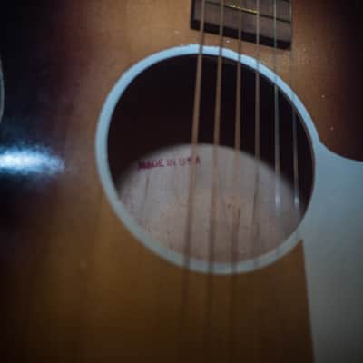 Jackson-Guldan Jay G Acoustic Parlor Guitar 1960's image 7