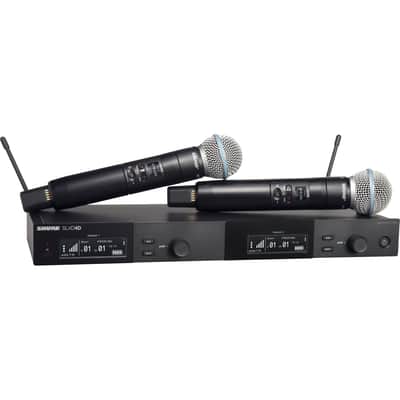 Shure SLXD24D/B58 Digital Wireless Dual Handheld Microphone System (B-Stock) image 1