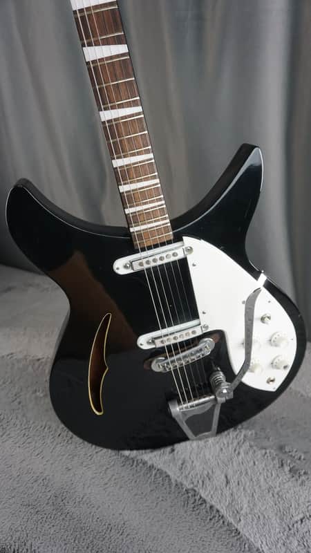 Guyatone SG42T 1960s - Black Super Rare Double Cut Japan image 1