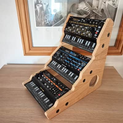 Behringer  Pro VS Phara O JT Mini synthesizer wooden Oak Veneered MDF triple stand Pro VS Phara O JT Mini image 4