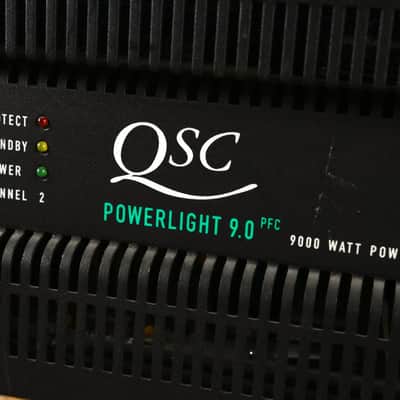 QSC PowerLight 9.0 PFC Power Factor Corrected 2-Channel Power Amplifier CG011UV image 5