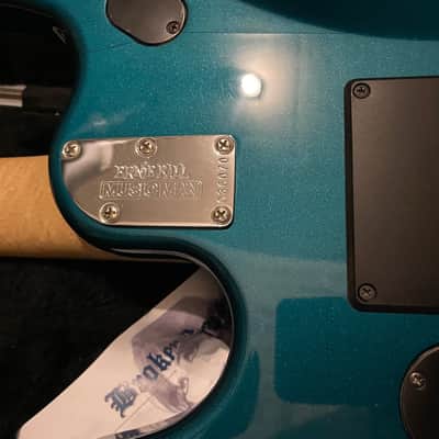 Ernie Ball Music Man JP6 Piezo 2007 - Teal Pearl image 5
