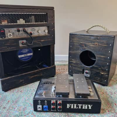 Filthy Amplification Dual-Amp Stereo Rig Hand-Wired UK Boutique Fender/Vox – 15" + 12" image 5