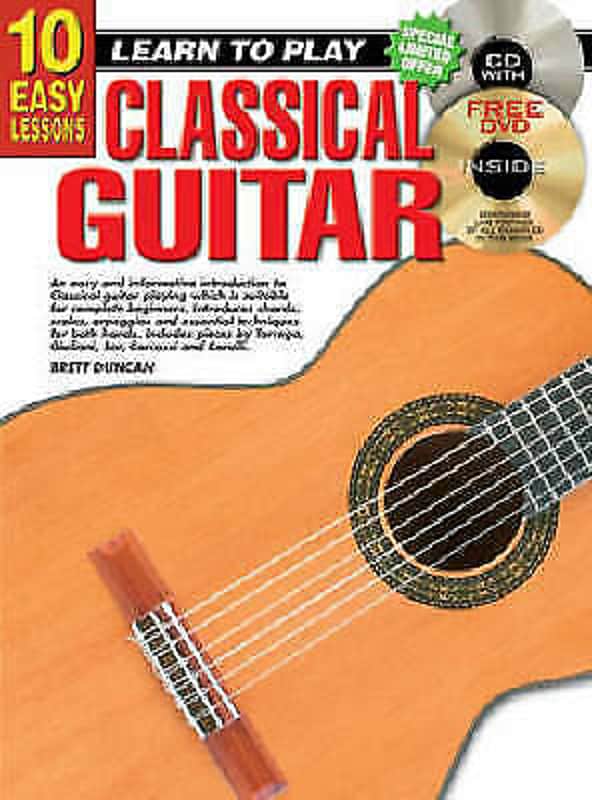 Learn How To Play Guitar Classical Guitar Beginner Music Tutor Book & Audio - image 1