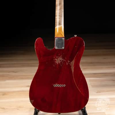 Friedman Vintage T Mahogany Humbucker Guitar w/ Rosewood – Cherry Red image 7