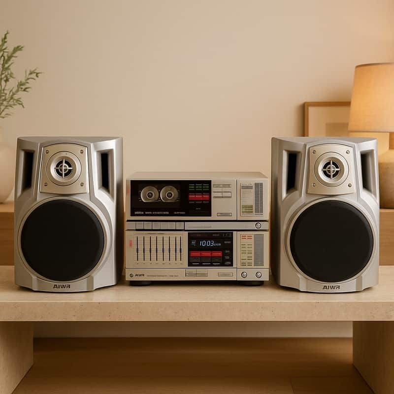 AIWA RX-30 / FX-30 Rare Vintage Receiver Cassette Deck Set Warranty Serviced image 1