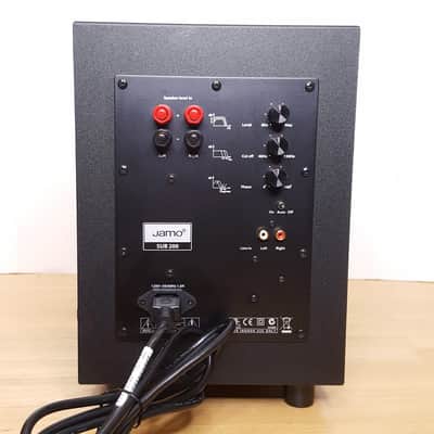 Jamo SUB 200 Subwoofer 200W 8" Active Powered Woofer Black + Cables, Working image 6