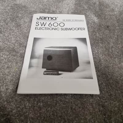 Jamo SW600 Black Subwoofer - Enhanced Bass Response - Very Good w/ Original Box & Control hub image 11