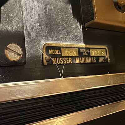 Vintage Musser M150 Century 4-Octave Marimba – Rosewood Bars image 7