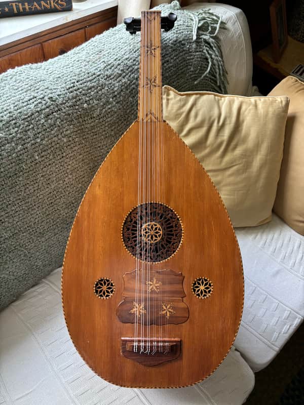 Unknown Maker 12 String Oud 1960s? - Hand rubbed tung oil image 1