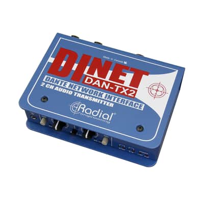 Radial DiNet DAN-TX2 Dante Stereo Network Transmitter image 2