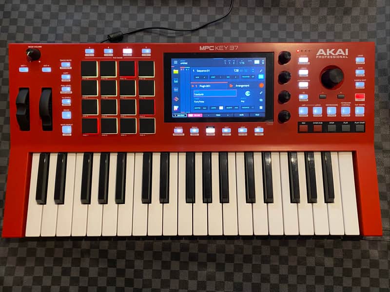 Akai MPC Key 37 Standalone Workstation Synthesizer 2024 - Present - Red image 1
