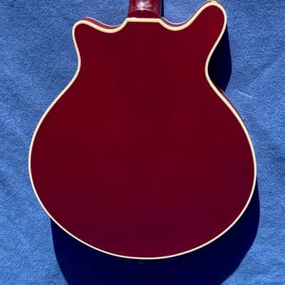 Guild Brian May Signature 1993 - Red see trough body image 9