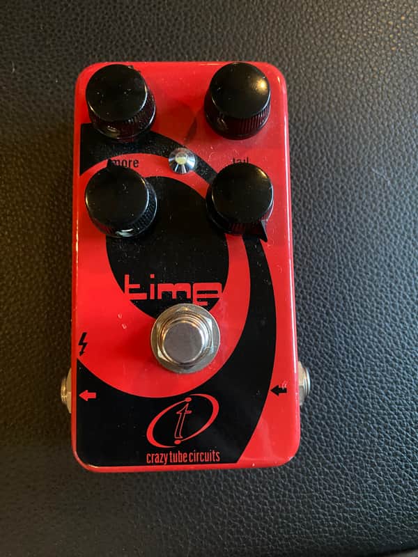 Crazy Tube Circuits Time Delay 2010s - Red with Black Graphic image 1