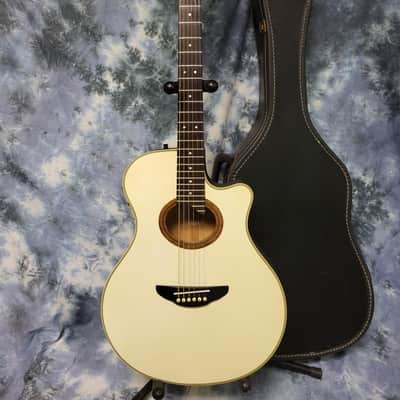 RARE White 1987 First Year Yamaha APX-6 Acoustic Electric Guitar