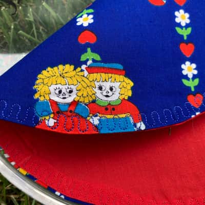 10" reversible cloth drum cover - partial mute - dampener - compare to Drum Tortillas and Big Fat Snare image 4