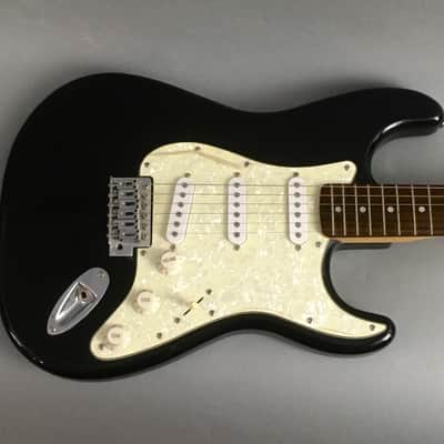 Vintage 100% Original Squier Strat 2003 Gloss Black Natural Relic Stratocaster Aged Pearl Pickguard image 14