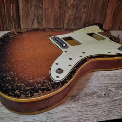 #202612 :: Baldman Jazzmaster double bound set (body + neck)in Relic Sunburst :: Aged Vintage Roadworn image 11