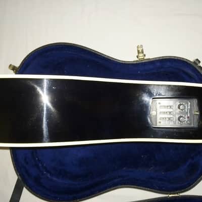Alvarez 5019 AV Midnight special electric/ acoustic with Nice Hard Case image 3