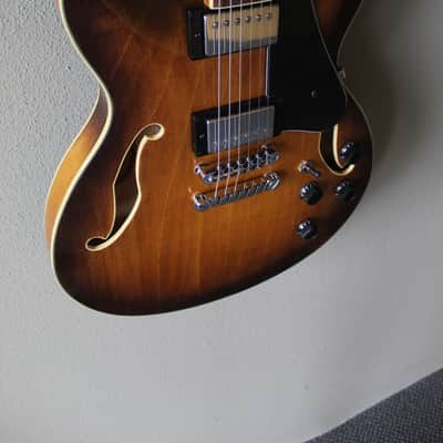 Brand New Ibanez Artcore AS73 Semi-Hollow Electric Guitar - Tobacco Brown image 4