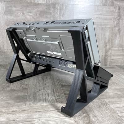 Dual Tier Stand for Roland Boutique Series Modules - Color BLACK - by KZcraftworks - US Seller image 3