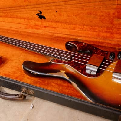 Fender Jazz Bass 1964 - Sunburst image 19