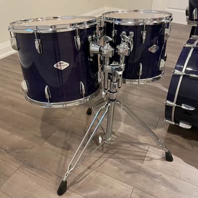 Yamaha Beech Custom Drums - Made in Japan - Blueberry image 6