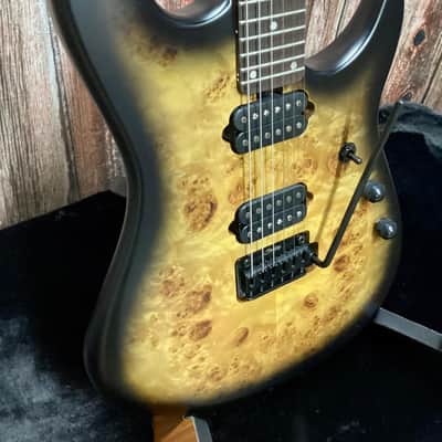 Sterling by Music Man Jason Richardson Cutlass Natural Poplar Burst w/gig bag image 1