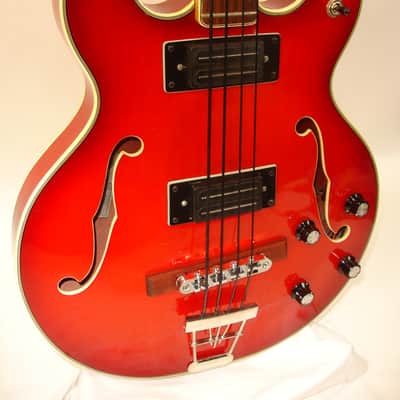 Vintage 70's Epiphone EA-260 4-String Bass Guitar, Cherryburst w/ Case image 4