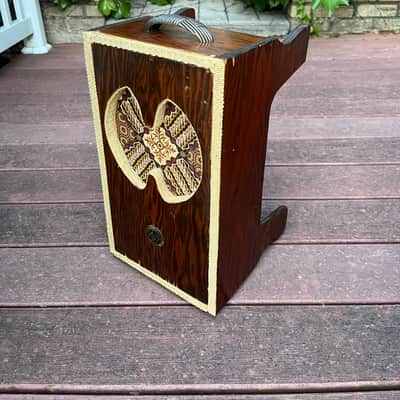 Rotary Connection  1x8 mini portable guitar speaker cab. Closed OR open back. Unique look. Vintage CTS 8” speaker. 8 ohms 25 watts. 2026 - Red Oak image 6